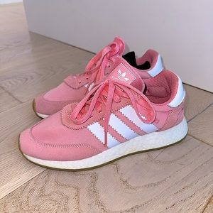 Pink Adidas sneakers